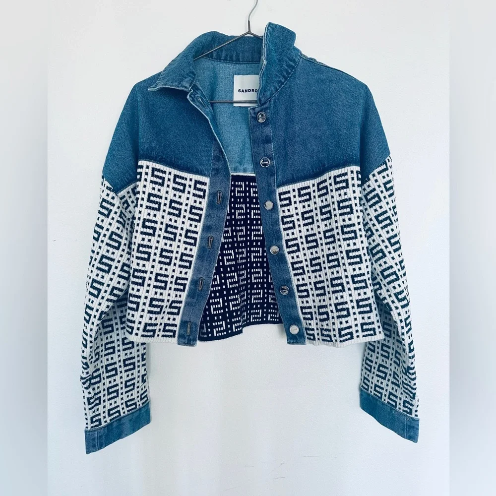 Sandro cordoue Cardi-coat. Brand new - Picture 1 of 3